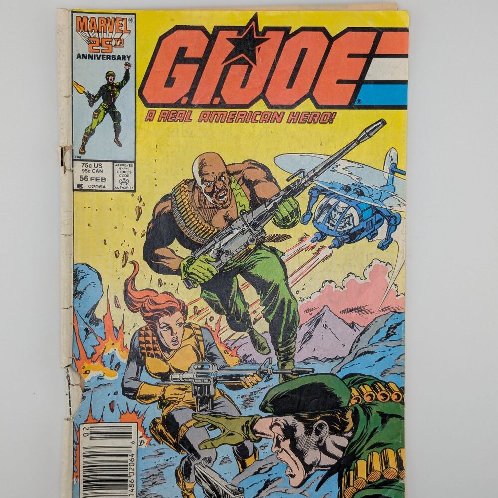 Bundle of 2 Vintage G.I. Joe Comics - Issues #56 & #60